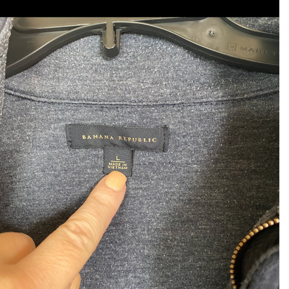 Banana Republic Mens 1/4 Zip‎ Knit Pullover Size L - Picture 4 of 8